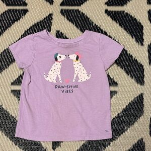 Garanimals Lavender Tee with Dalmatian Design